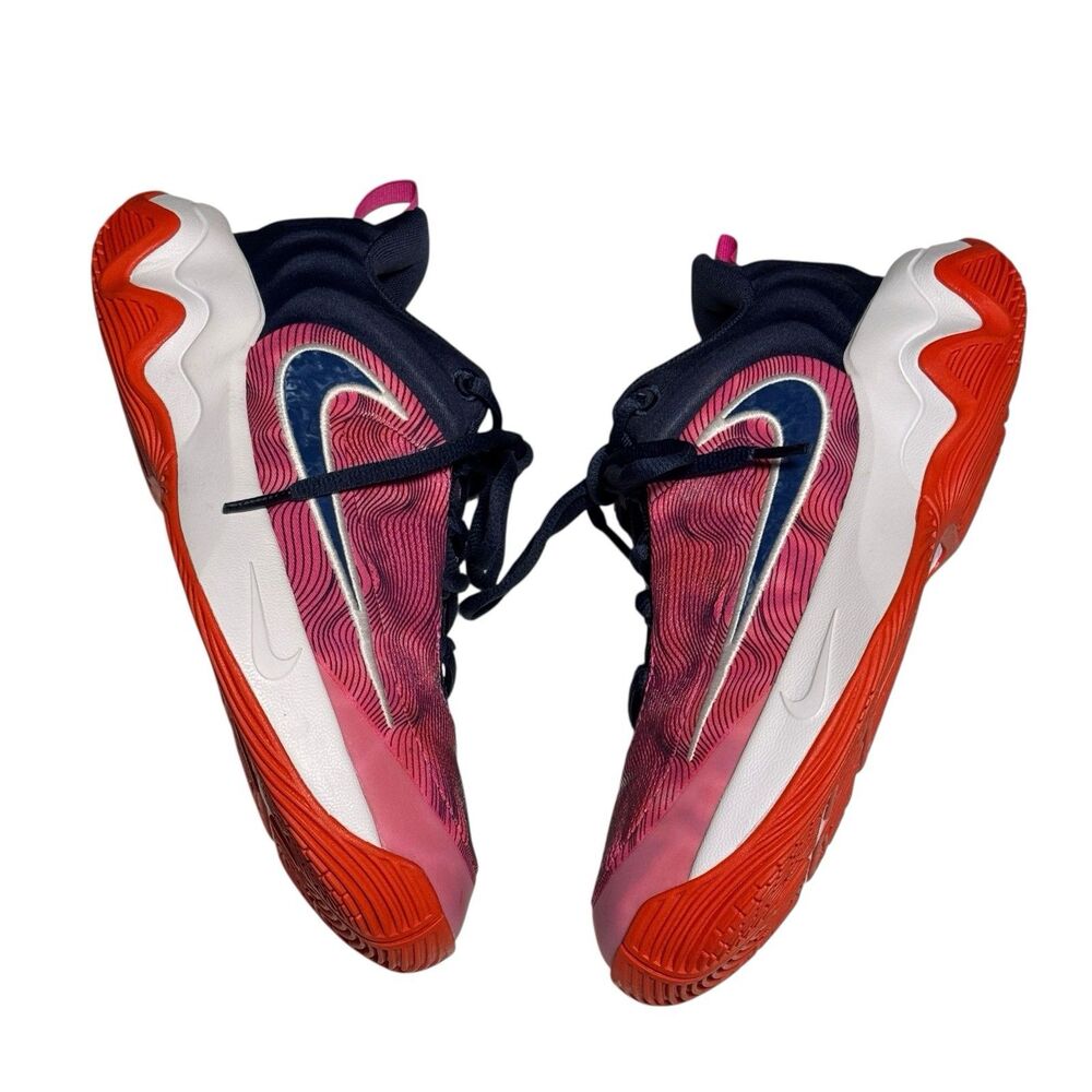 Nike Kids Giannis Immortality 4 GS Red Midnight Navy Pink IH7662-600 Size 5Y - Picture 4 of 9